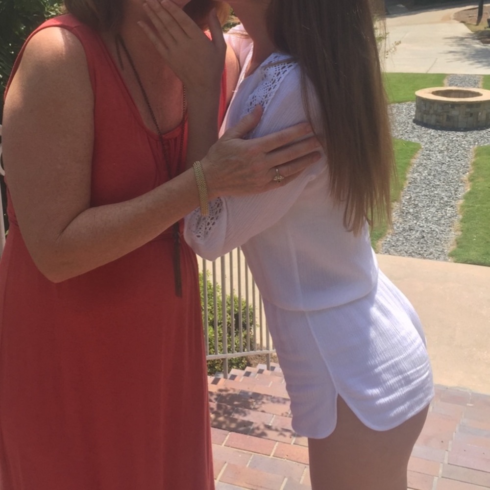 White long sleeve one piece